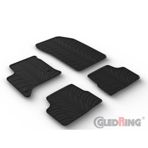 Set 4 covorase cauciuc dedicate FIAT 600 Hybrid HB 2024->/ rubber mats