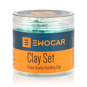 Set argil? medie decontaminare 4 buc??i, 200g, EWOCAR Clay Set