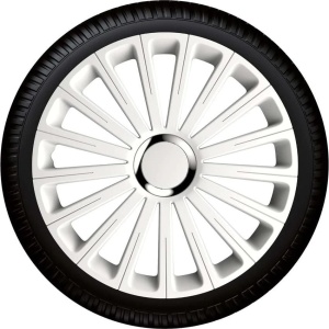 Set capace roti Petex 15" Spyder Pro White, alb, calitate premium