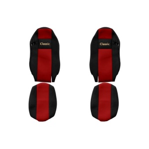 Set huse scaun textil camion compatibile cu MAN TGX (01.2007-12.2017) si MAN TGX 01.2018+