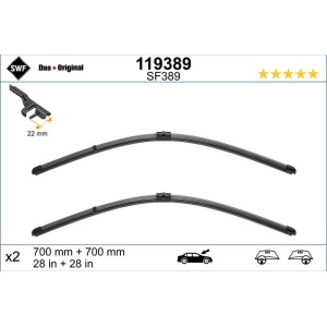 Set lamela stergator SWF Wiper FB OE LHD 700/700 mm