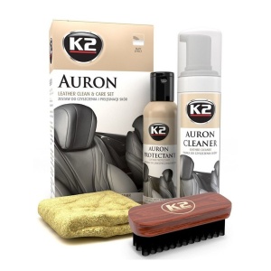Set solutie pentru curatarea si intretinerea suprafetelor din piele, Auron, G420 K2 - Img 4