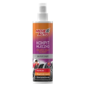 Solutie curatare bord, efect lucios, Moje Auto, mere, 300 ml