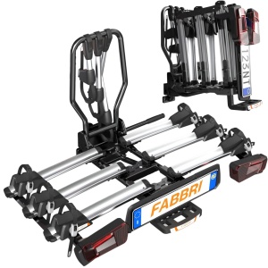 Suport biciclete Fabbri GITANO SPECIAL pentru 3 biciclete cu prindere pe carligul de remorcare -13 pin