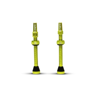 Valva Tubeless bicicleta P2R FR-11C, AL, 60mm, Verde Lime (OEM)