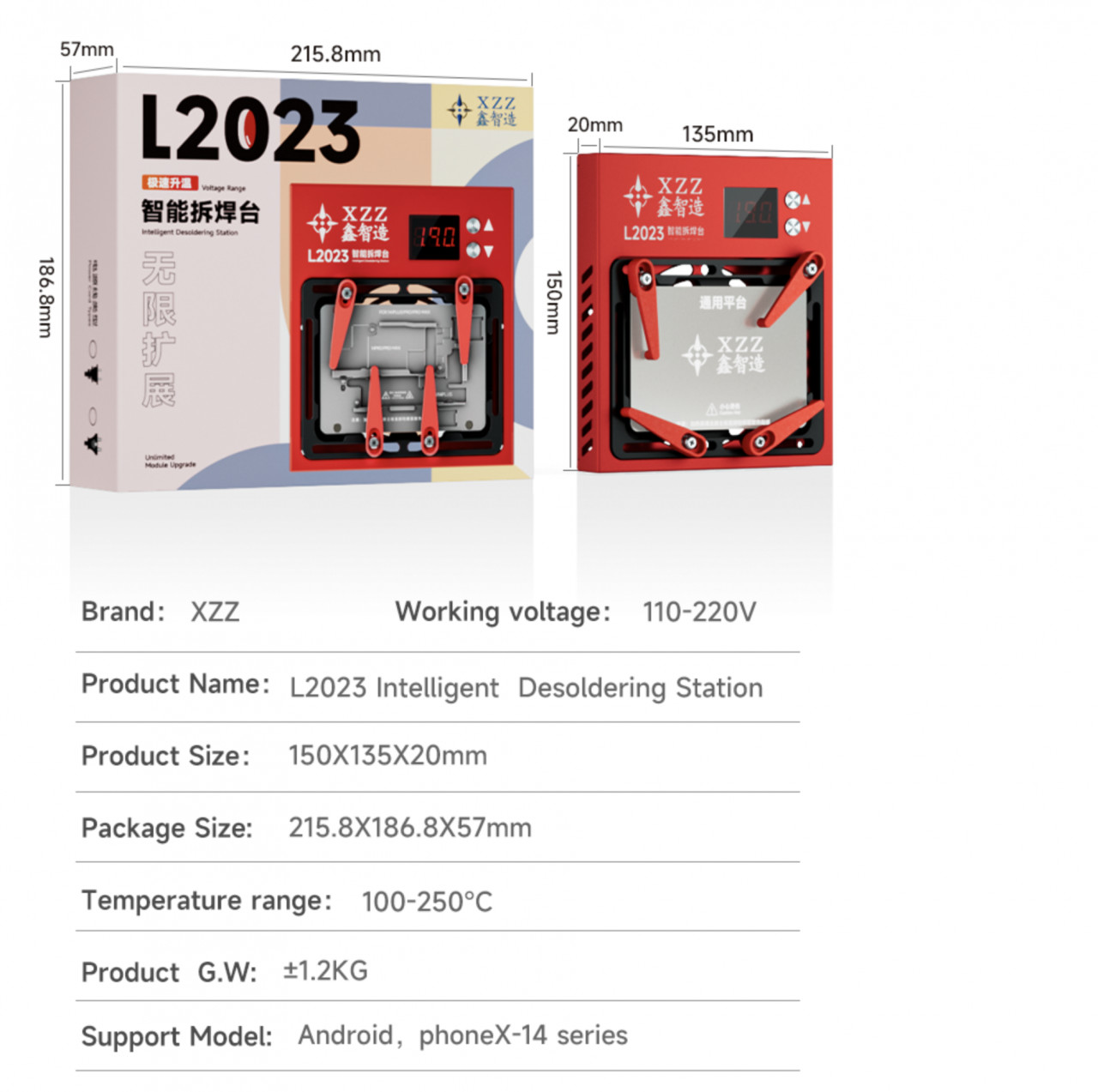 Plita iPhone X - 17 Pro Max XZZ L2023