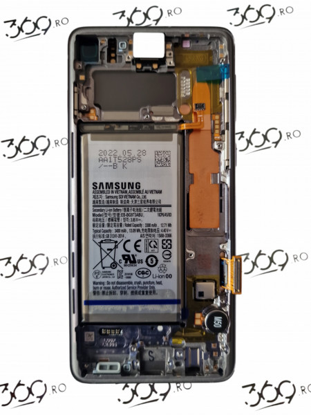 Display Samsung SM-G973 S10 PRISM BLACK ( Service Pack )