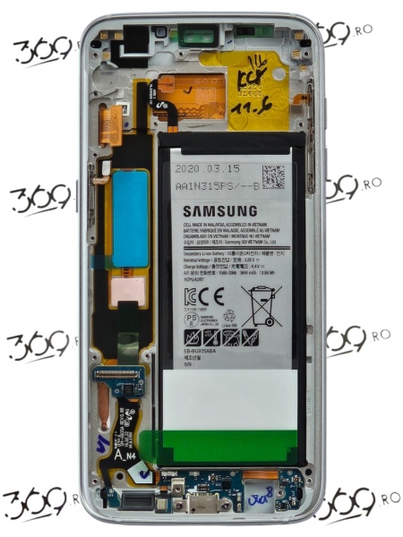 Display Samsung SM-G935 S7 Edge SILVER ( Service Pack )