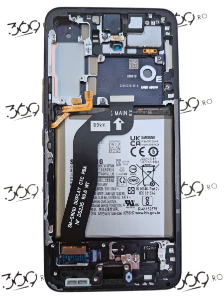 Display Samsung SM-S901 S22 (5G) BLACK SWAP
