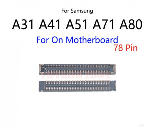 FPC placa Samsung 78 PIN A31 A41 A51 A71 A80