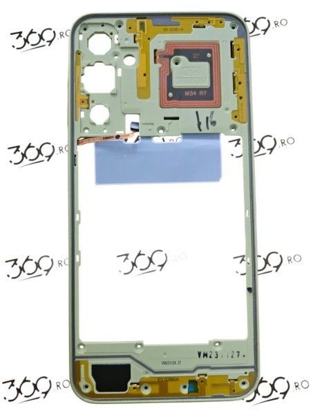 Mijloc rama carcasa Samsung SM-A256 A25 (5G) YELLOW SWAP