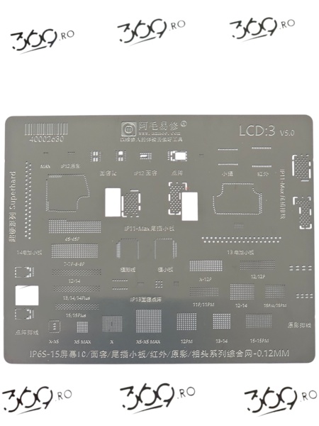 Sita reballing stencil iPhone 6s - 15 AMAOE LCD 3 v5.0