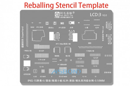 Sita reballing stencil iPhone 6s - 15 AMAOE LCD 3 v2.0
