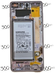 Display Samsung SM-G975 S10+ S10 Plus CERAMIC WHITE ( Service Pack )