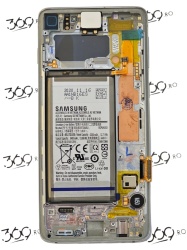 Display Samsung SM-G973 S10 PRISM WHITE ( Service Pack )