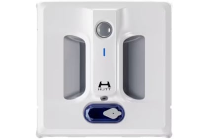 Robot de curatare geamuri Hutt A1, tehnologie AI cu frecventa variabila, rezervor apa 150 ml, 6000Pa, alb