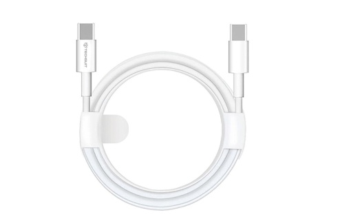 Techsuit - Data Cable (PCB130) - Type-C to Type-C, Fast Charging, 60W, 480Mbps, Aluminum Alloy, 1m