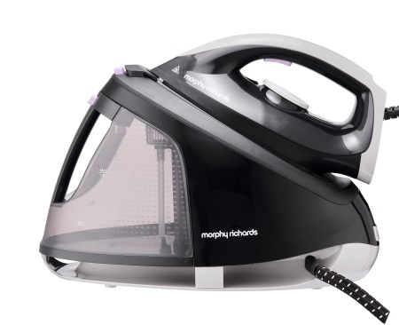 Statie de calcat MORPHY RICHARDS, EasySteam, 2400W, Capacitate 1.8L, 6 Bari, Talpa ceramica, Tehnologie AutoClean