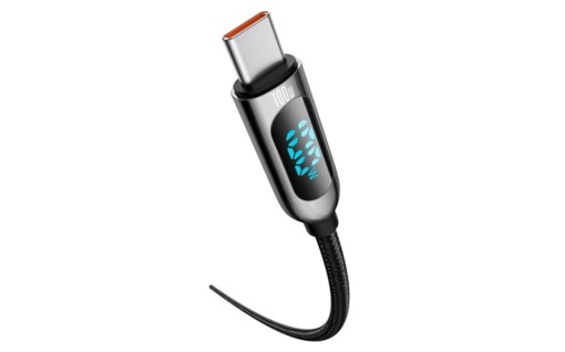 Cablu de Date Type-C la Type-C 100W, Fast Charging, 1m - Baseus Display (CATSK-B01) - Black