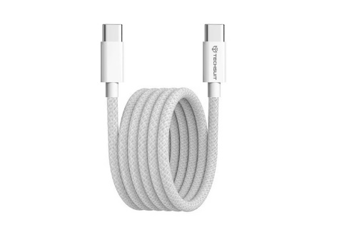 Techsuit - Data Cable (PCB114D) - for Apple, Android, Type-C, Super Fast Charging, PD60W, Flexible,