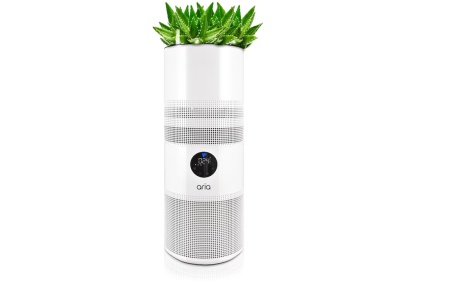 Purificator de aer Hybrid Aria MAP-ZK-H2025-U29W, Acoperire 25 m patrati, Booster de aer, Flitru Hepa H13, Lampa UV-C, Eficienta curatare aer PM2.5, Fitoremediere, Alb