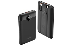 Acumulator extern Veger C11, Fast charge QC3.0 si PD 20W, 10000 mAh, Negru - Img 3