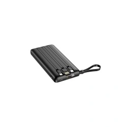 Acumulator extern Veger C20, 20000 mAh, compatibil cu cabluri tip Type C & Lightning & MicroUSB si USB incorporate, Display LED (Resigilat)
