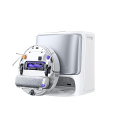 Aspirator robot Narwal Flow, aspirator&mop&statie all in one, 22000Pa, 2 x camere RGB, 2x cipuri AI , localizare și cartografiere simultana 3D, alb - Img 5