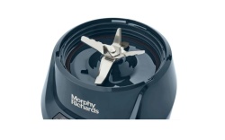 Blender Morphy Richards Compact MUC-BKS2V, 1000 W, Pahar 0.7 l si 0.5 l, Turbo, 3 presetari Albastru - Img 4