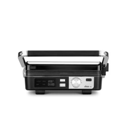 Grill Electric UFESA K2, Putere 2000W, Placi Antiaderente, Sistem de Blocare, Inox