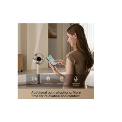 Ventilator fara pale Dreame MF10, Flux de aer 270°, Control prin aplicatie, Telecomanda, Auriu - Img 3
