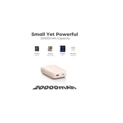 Acumulator extern AUKEY PB-Y57, 20.000mAh 22.5W, Roz - Img 4