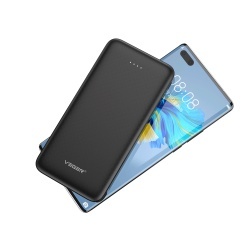 Baterie Externa VEGER A10, 10000mAh, Fast Charging, Port USB-C și USB, Design Compact, Negru - Img 2