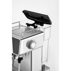 Espressor manual UFESA Bergamo, Capacitate 1.25L, 12 Cesti, Sistem Anti-Picurare, Argintiu - Img 3