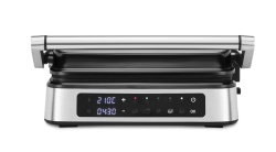 Grill Electric UFESA Everest, Putere 2000W, Deschidere 180 grade, Inox, suprafata antiaderenta