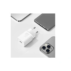 Incarcator retea Baseus Super Si, Quick Charger 1C, 30W, USB-C, Alb - Img 2