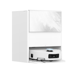 Robot de aspirare cu mop Dreame Aqua 10 Ultra Track Complete RLR81CE-1-WH, tehnologie TrackSync™ stație automată de golire 3.5l, 25000Pa, alb