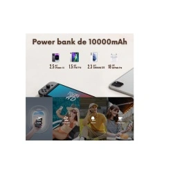 Acumulator extern Veger C11, Fast charge QC3.0 si PD 20W, 10000 mAh, Negru - Img 5