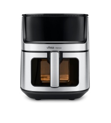 Air Fryer Digital UFESA Heron 8L, Temperatura 80-200 grade C, Fereastra Vizualizare, 1700W, argintiu
