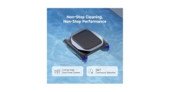 Aspirator piscina DREAME J1 Skimmer, alimentat cu panou solar, curatare 24/7, moduri de incarcare duala, negru - Img 2