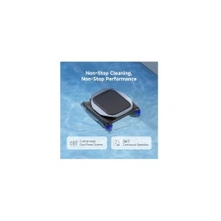Aspirator piscina DREAME J1 Skimmer, alimentat cu panou solar, curatare 24/7, moduri de incarcare duala, negru - Img 2