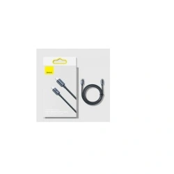 Baseus - Data Cable Crystal Shine (CAJY000601) - Type-C to Type-C, 100W, 1.2m - Black - Img 3