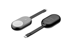 Baterie Externa Wireless VEGER W0102 pentru Apple Watch, 1200mAh, Incarcare Magnetica, Tip Breloc, Ultra-Compacta, Negru - Img 2