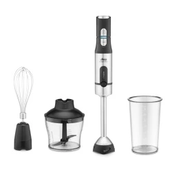 Blender de mana Ufesa Eclipse Max 1500W, 2 viteze + Turbo, lama inox, argintiu - Img 2