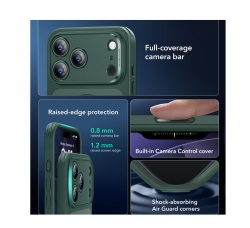 Husa iPhone 17 Pro ESR Classic Hybrid HaloLock, verde - Img 3