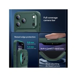Husa iPhone 17 Pro ESR Classic Hybrid HaloLock, verde - Img 3