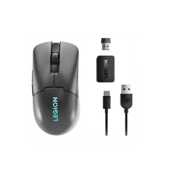 Mouse gaming wireless Lenovo Legion M600s Qi, Bluetooth, 19k DPI, Storm Grey - Img 2