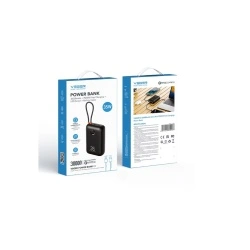 Powerbank cu Ecran Digital, Putere Maxima intr-un Design Compact VEGER K3 30.000mAh 35W PD, negru - Img 4