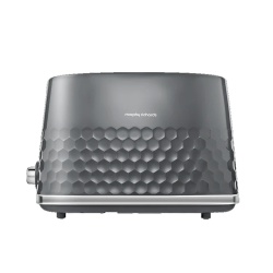 Prajitor de paine MORPHY RICHARDS, HIVE, putere 850W, 7 trepte de putere, compartimente pentru 2 felii simultan, functie de dezghetare, gri - Img 1