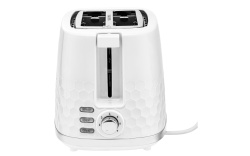 Prajitor de paine MORPHY RICHARDS, HIVE, putere 850W, 7 trepte de putere, compartimente pentru 2 felii simultan, functie de dezghetare, alb - Img 2